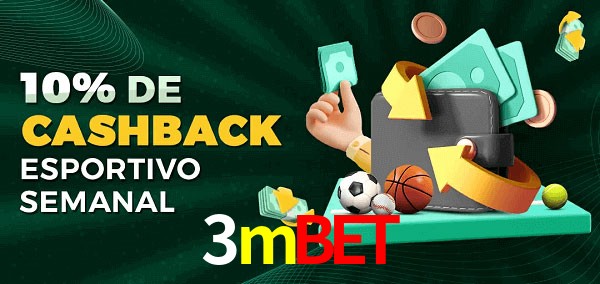 10% de bônus de cashback na 3mbet
