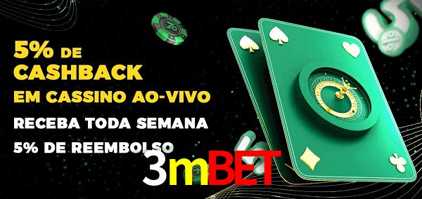 Promoções do cassino ao Vivo 3mbet